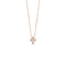 Belle Époque Pink Gold and Diamonds Necklace, 14x12mm